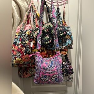 Vera Bradley- Boysenberry Pattern- crossbody purse